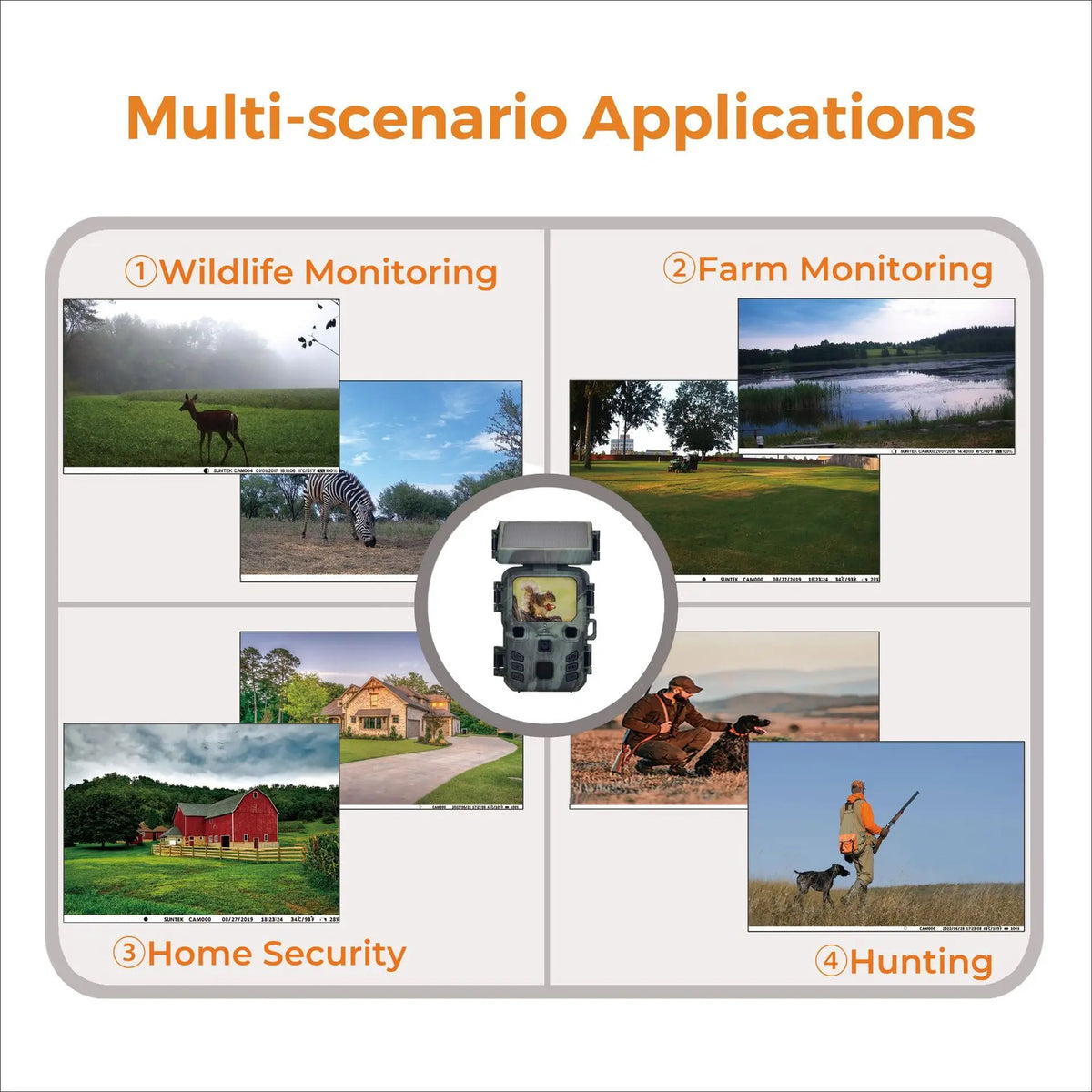 4K Wireless Trail Camera 50MP Night Vision Mini301S for Hunting Outdoor Wildlife Scouting Surveillance Photo Traps